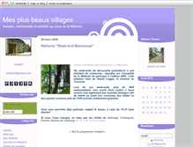Tablet Screenshot of mesplusbeauxvillages.blogs.dhnet.be