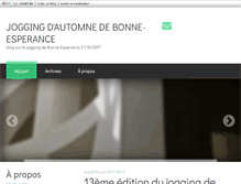 Tablet Screenshot of joggingbones.blogs.dhnet.be