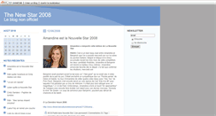 Desktop Screenshot of nouvellestar2008.blogs.dhnet.be