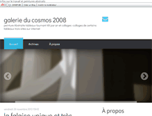 Tablet Screenshot of galerieducosmos.blogs.dhnet.be