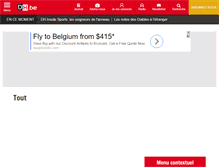 Tablet Screenshot of actualite-pratique.dhnet.be