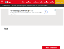 Tablet Screenshot of actualite-regionale.dhnet.be