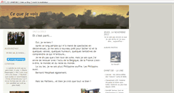 Desktop Screenshot of cequejevois.blogs.dhnet.be